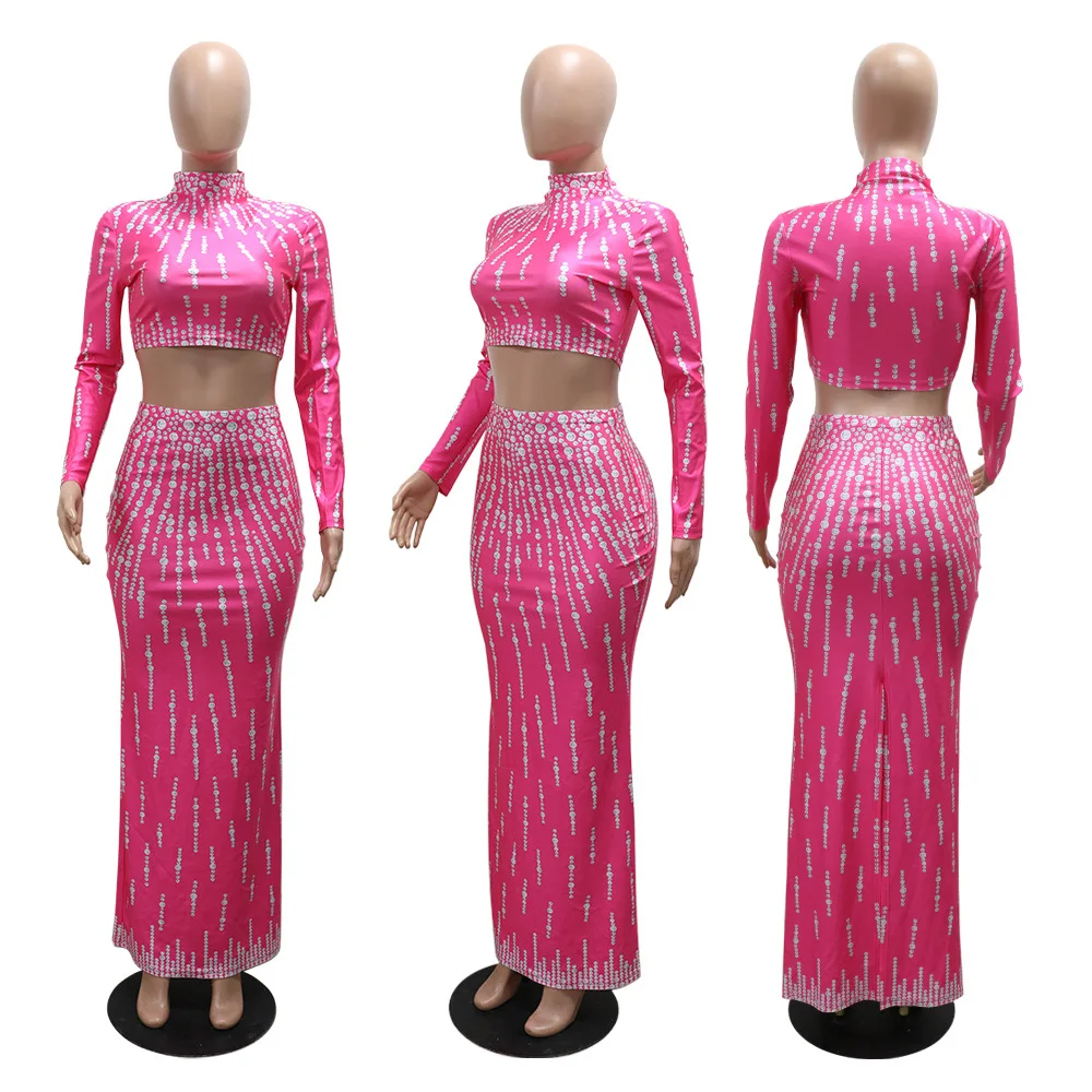 Women Set Street long sleeve P - Crop Top Crochet 评论和价格