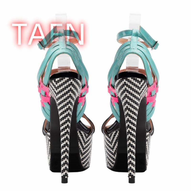 Multicolor Strappy Heels Women - Sandal Strappy Heeled 评论和价格