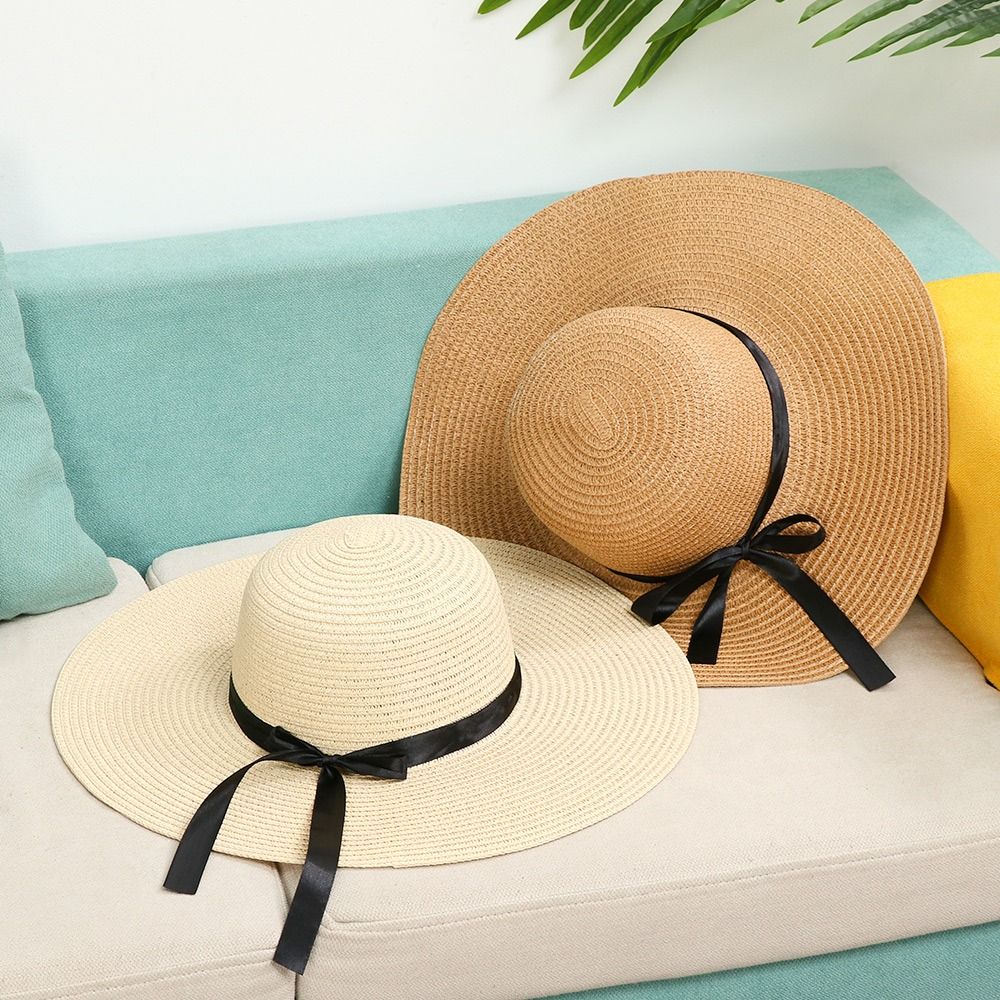 Women Floppy Straw Big Wide Br - Hat Floppy Wide 评论和价格