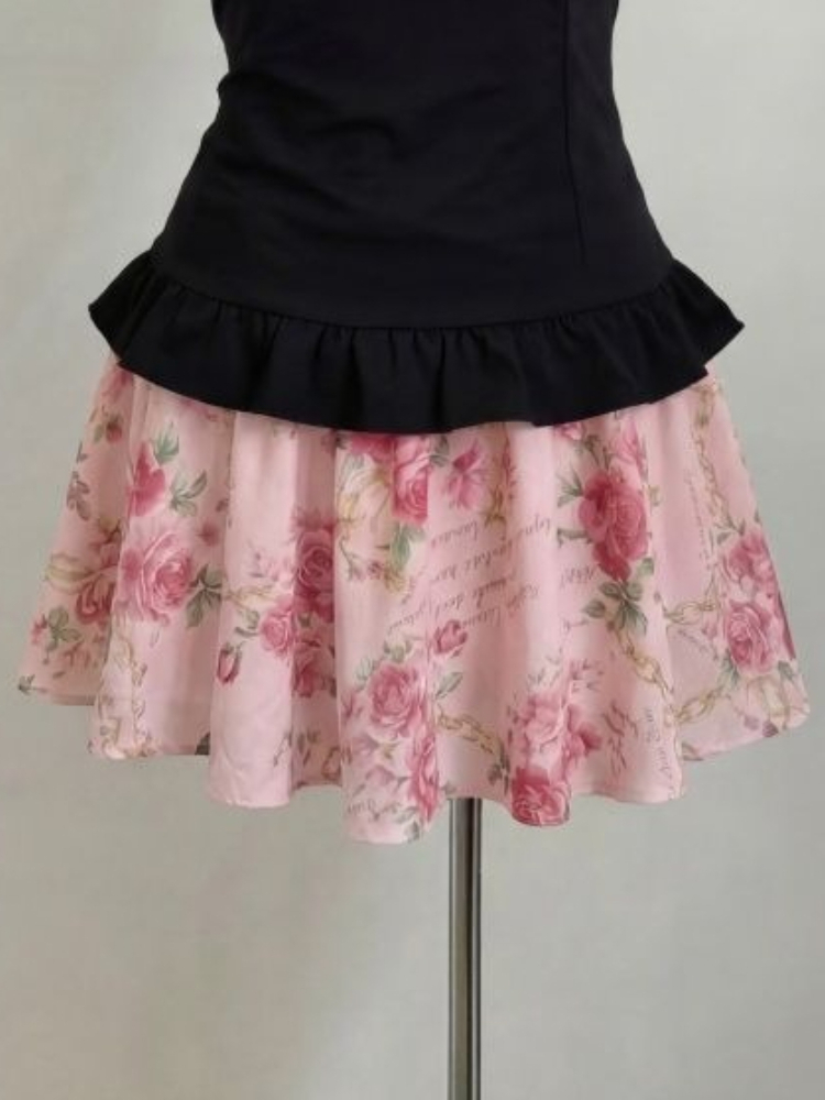 Women's Sweet Floral Print Two - Romper Floral Print 评论和价格
