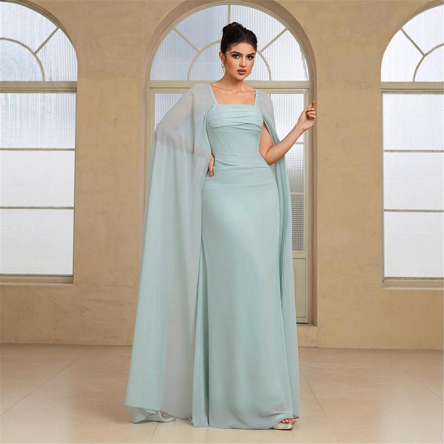 Elegant Long Evening Dress Pur - Linen Dress Wrap 评论和价格