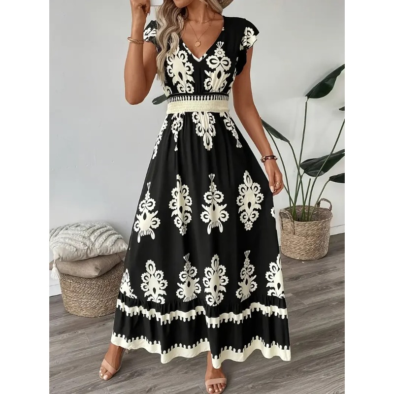 Plus Size New Women Fashion Fl - Romper Floral Print 评论和价格