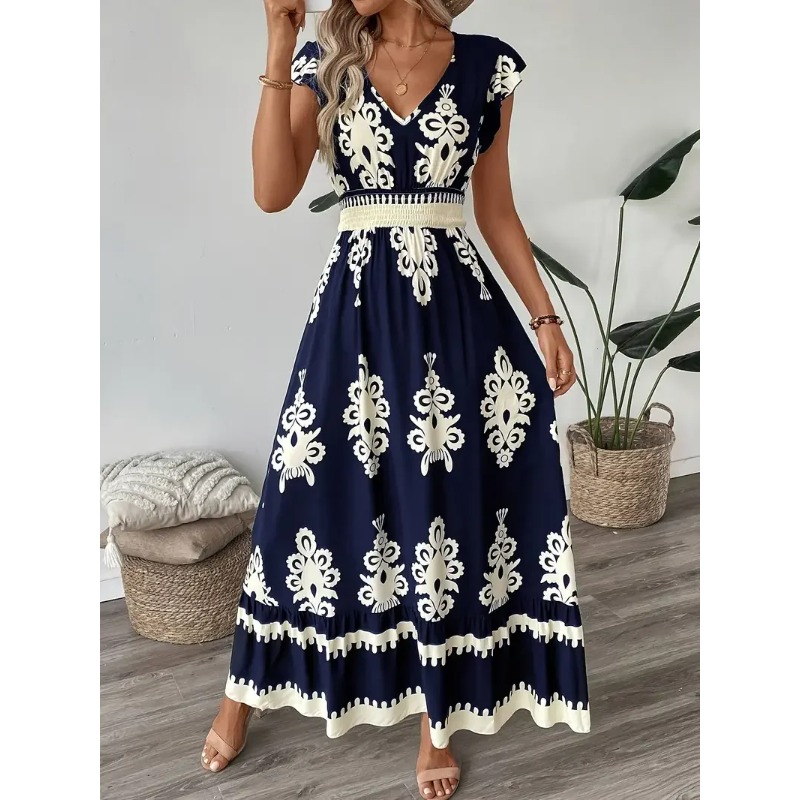 Plus Size New Women Fashion Fl - Romper Floral Print 评论和价格
