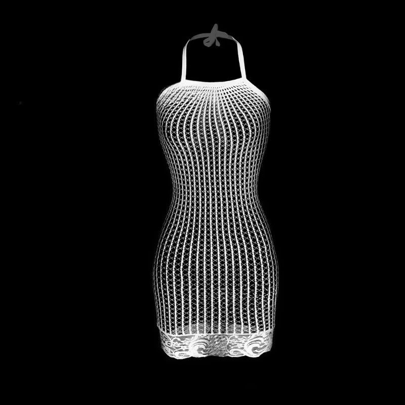 1PC Women Sexy Fishnet Cover U - Cover Up Kaftan 评论和价格